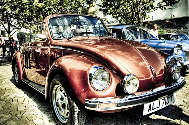 Red Convertible Beetle