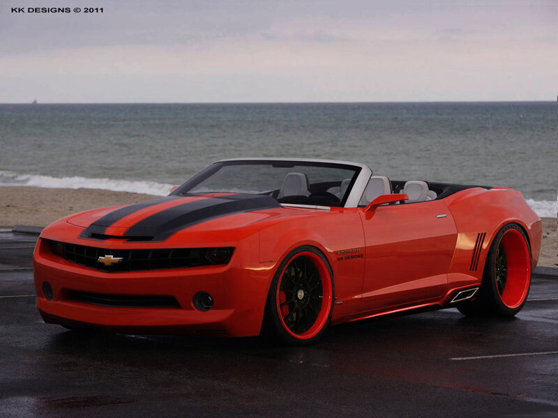 Red Convertible Car — Calm, Afternoon, 3d Render