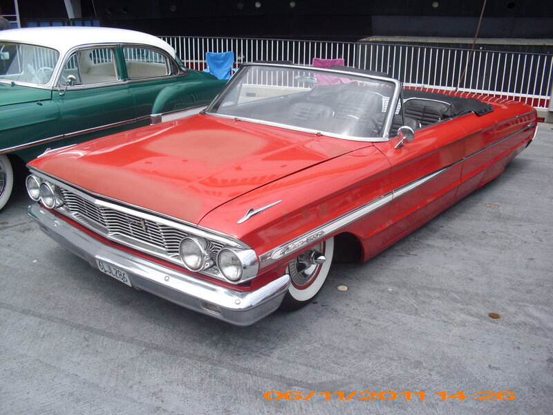 Red Convertible Car — Calm, Afternoon, Photograph, Green Car