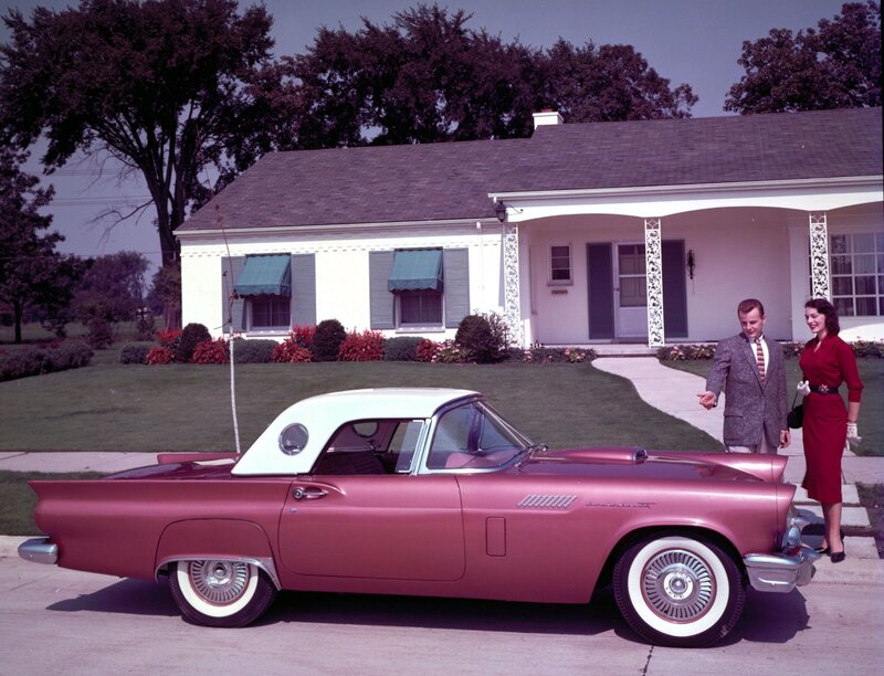 Red Convertible Car — Calm