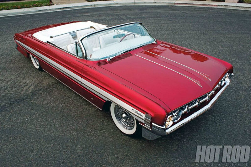 Red Convertible Car — Classic, Afternoon