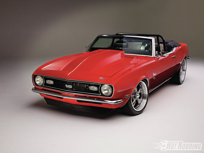 Red Convertible Car — Dramatic, Photograph, Chrome Wheels