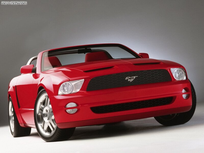 Red Convertible Car — Dramatic, Photograph, Headlights