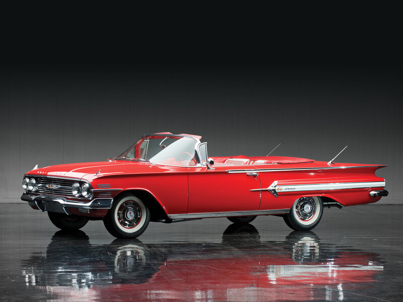 Red Convertible Car — Dramatic, Photograph, Showroom