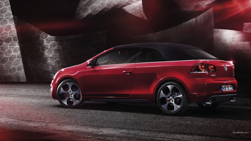 Red Convertible Car — Dramatic, Photograph, Tire, Wall