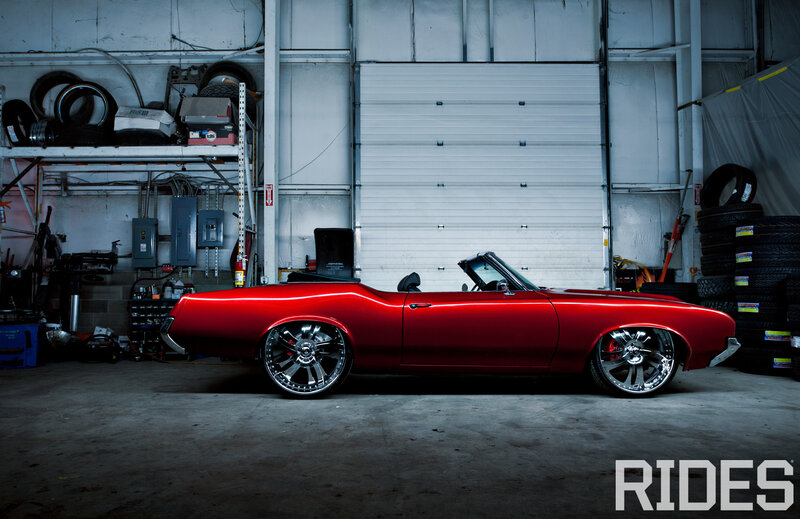 Red Convertible Car — Dramatic, Photograph, Tires