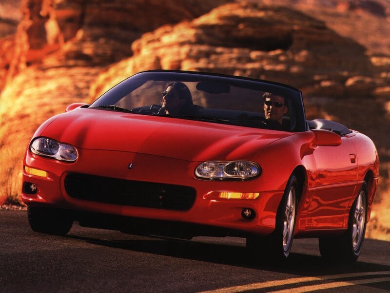 Red Convertible Car — Dramatic, Sunset, Photograph, People