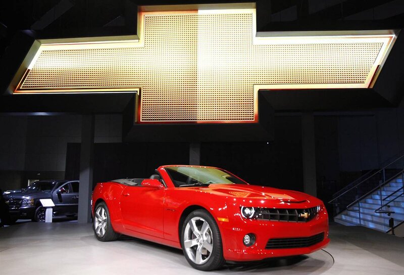 Red Convertible Car — Dramatic