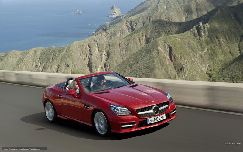 Red Convertible Car — Dynamic, Afternoon, Photograph, Couple