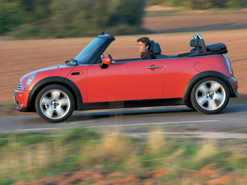 Red Convertible Car — Dynamic, Afternoon, Photograph