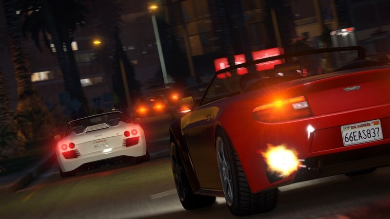 Red Convertible Car — Dynamic, Night, 3d Render