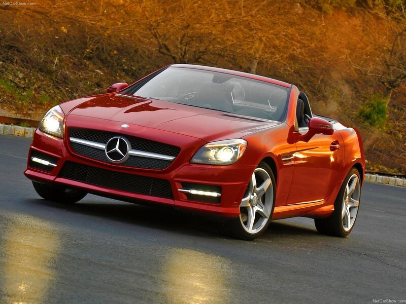 Red Convertible Car — Dynamic, Sunset