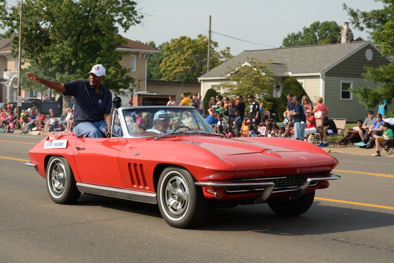 Red Convertible Car — Festive, Afternoon