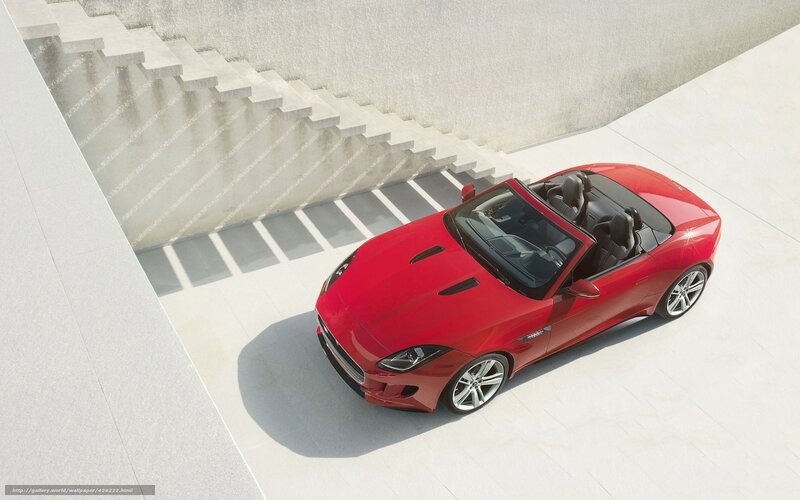 Red Convertible Car — Modern, Afternoon, Photograph