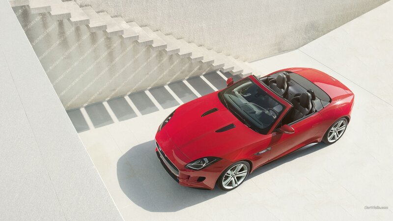 Red Convertible Car — Modern, Afternoon