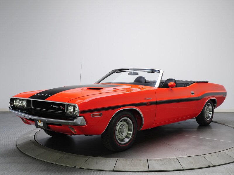 Red Convertible Car — Neutral, Photograph, Rotating Platform