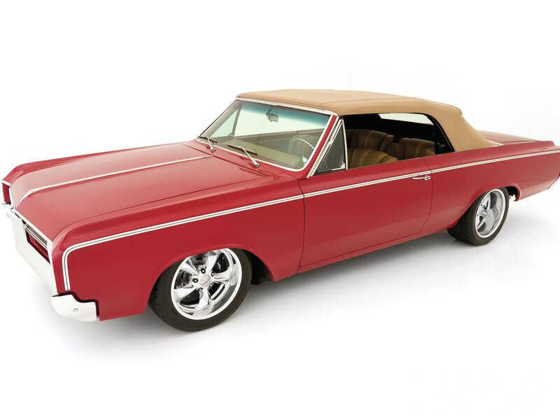 Red Convertible Car — Neutral, Photograph, Tan Interior