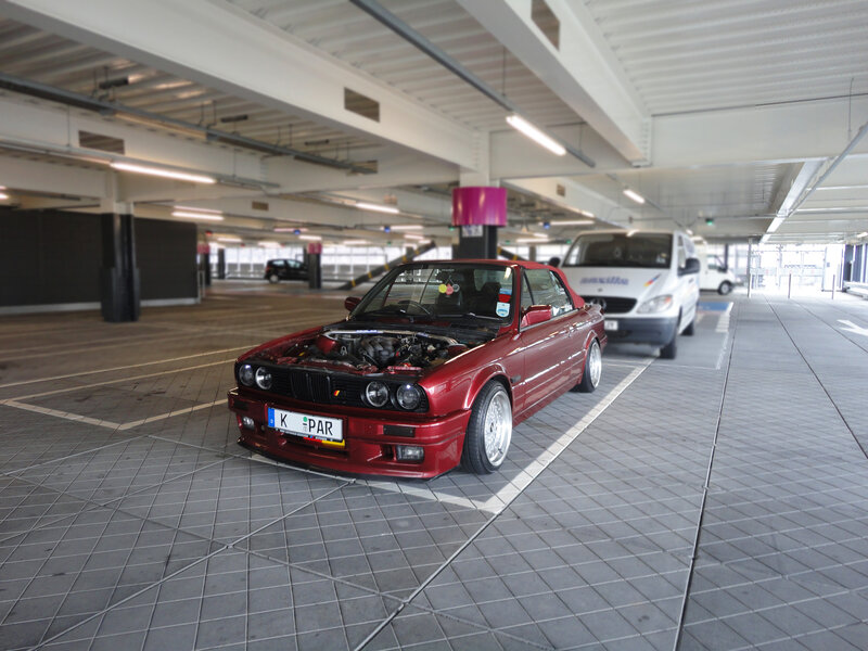 Red Convertible Car — Neutral, Photograph, Van