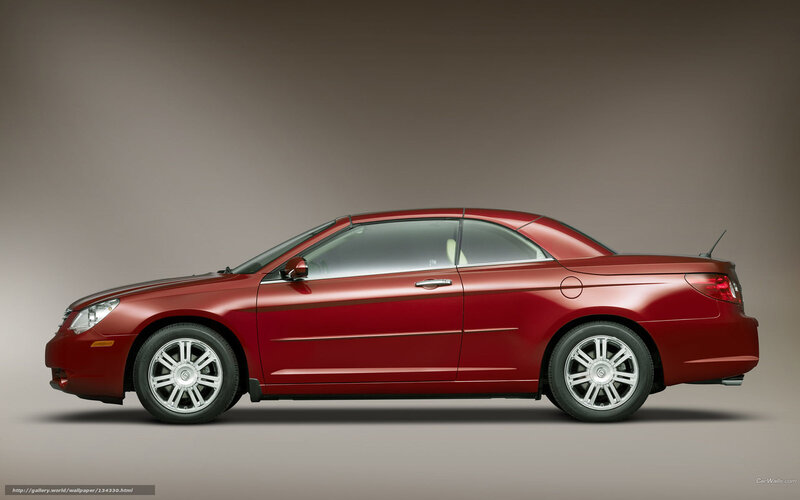 Red Convertible Car — Neutral, Photograph, Wheel, Side Mirror