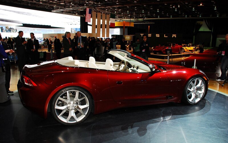 Red Convertible Car — Public Event, Photograph