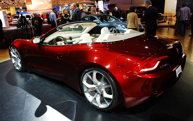 Red Convertible Car — Public