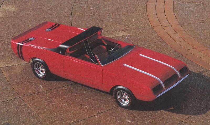 Red Convertible Car — Static