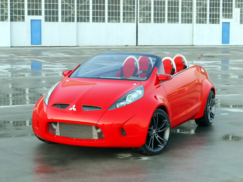 Red Convertible Concept Car — Neutral