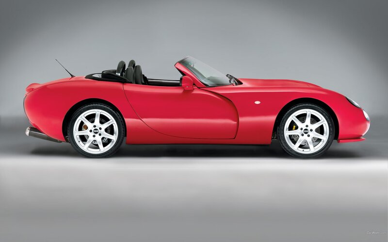 red convertible sports car