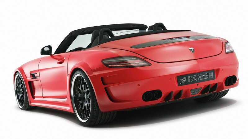 red convertible sports car