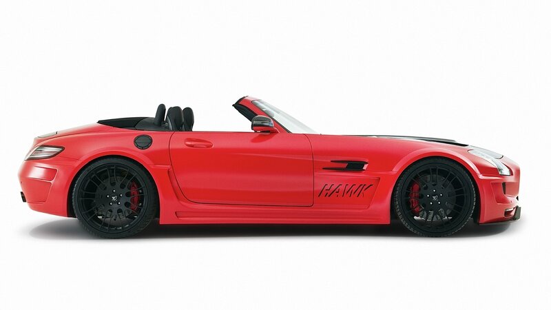 red convertible sports car