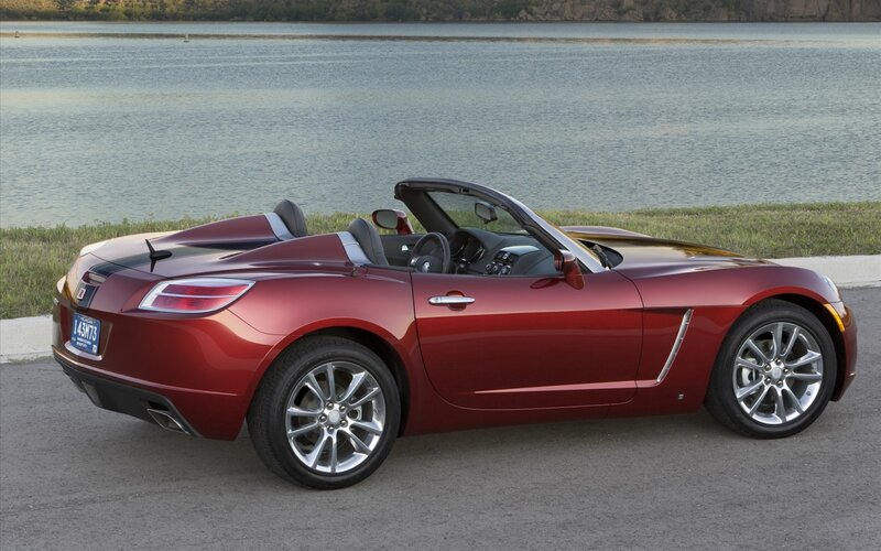 Red convertible sports car