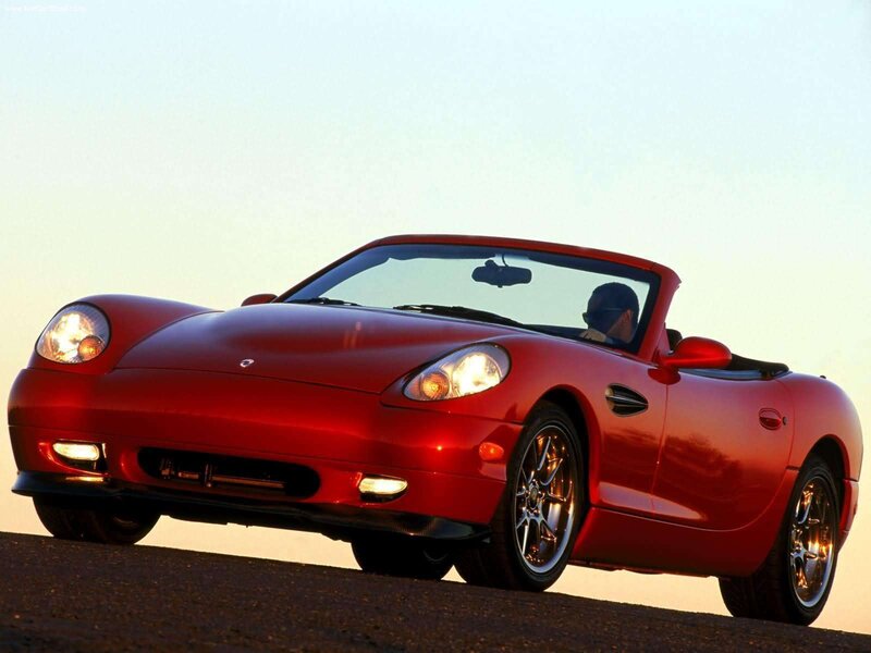 red convertible sports car