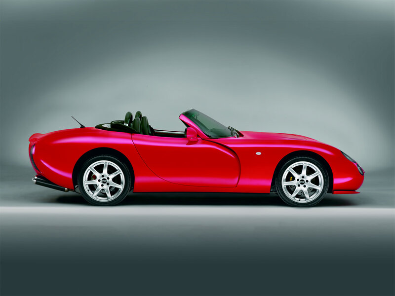 red convertible sports car