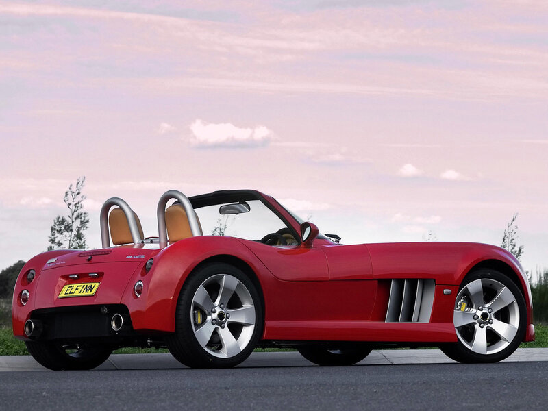 Red convertible sports car