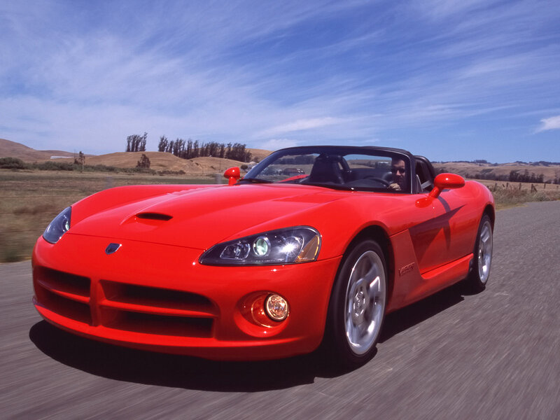 Red Convertible Sports Car — Dynamic, Afternoon, Photograph
