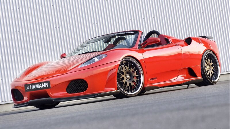 Red Convertible Sports Car — Dynamic, Photograph