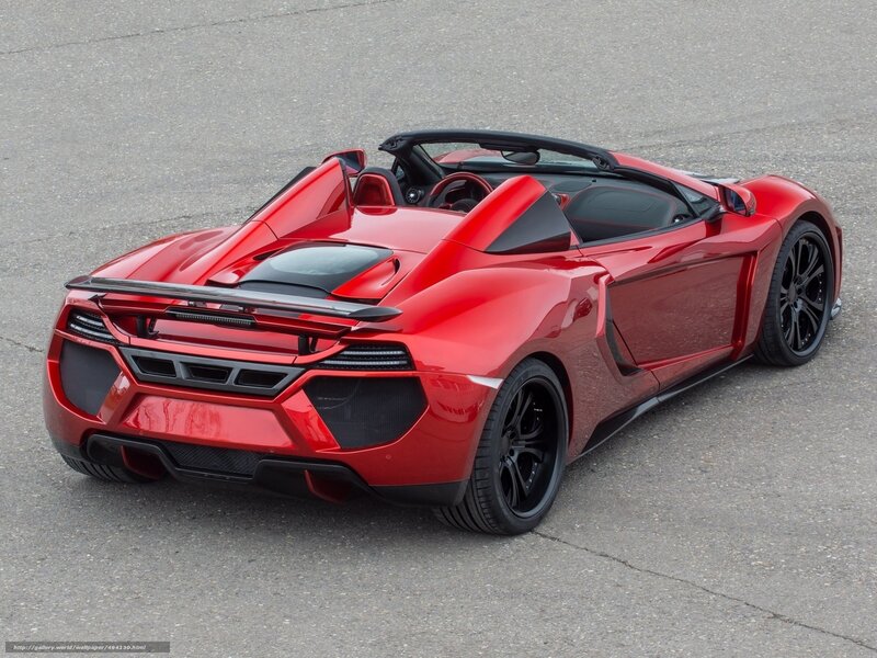 Red Convertible Sports Car — Dynamic, Photograph, Tires, Road