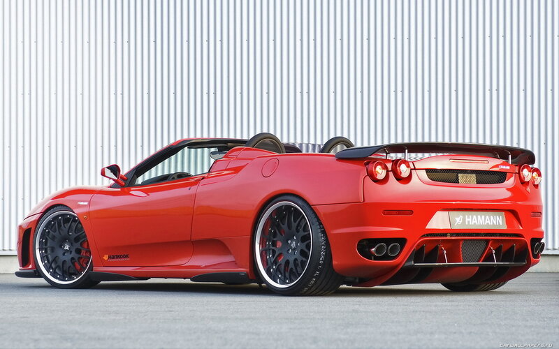 Red Convertible Sports Car — Dynamic