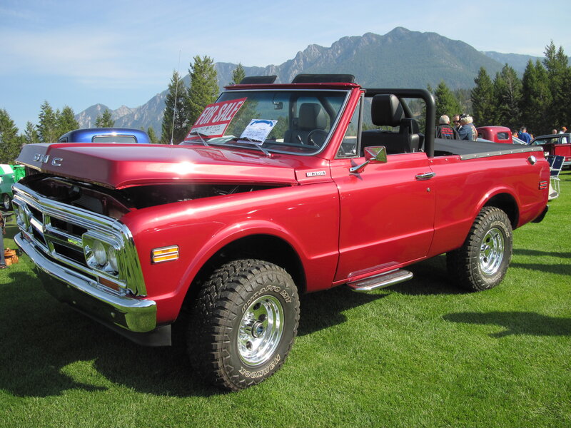Red Convertible Truck — Outdoor