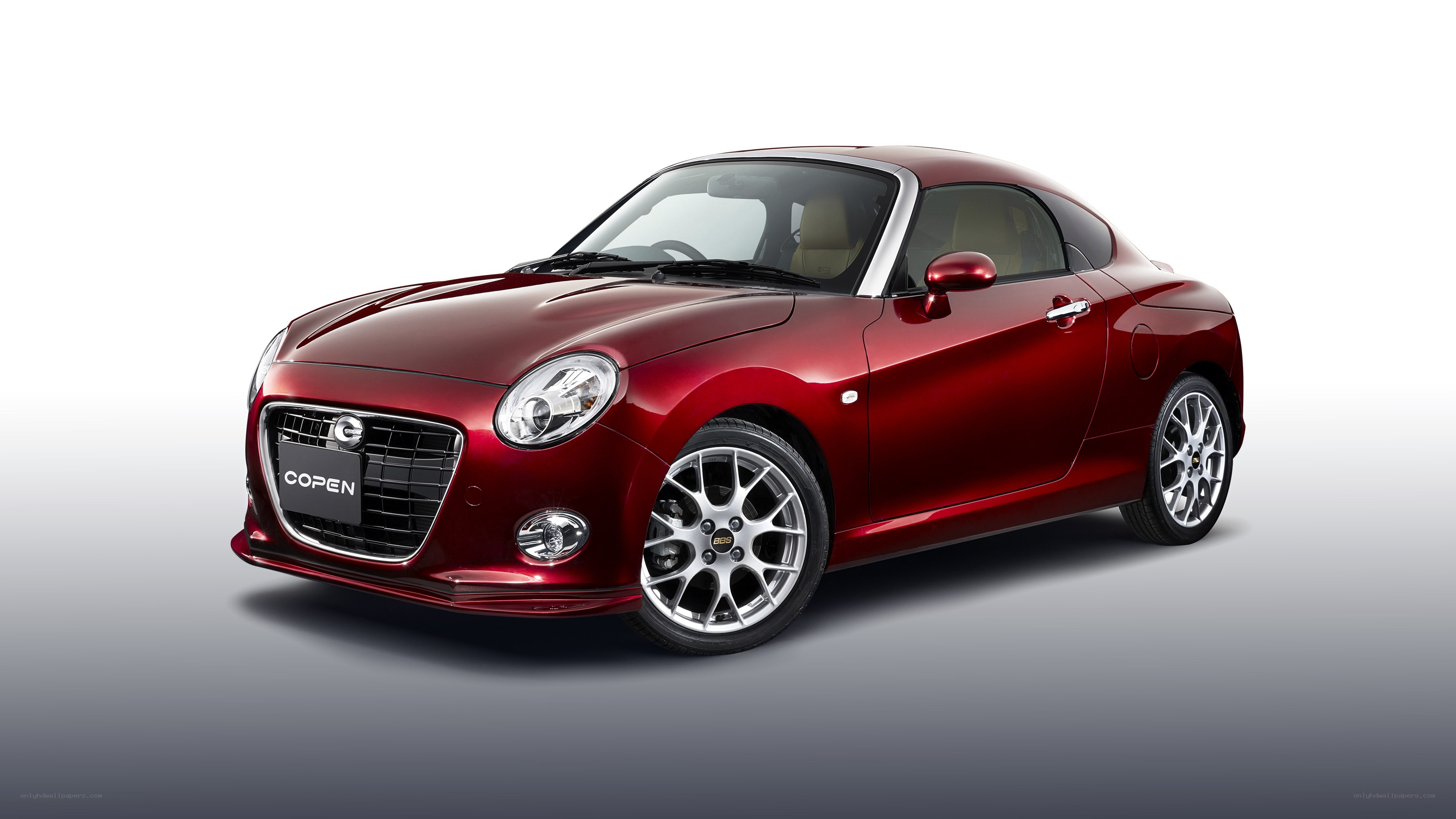 Red Copen sports car