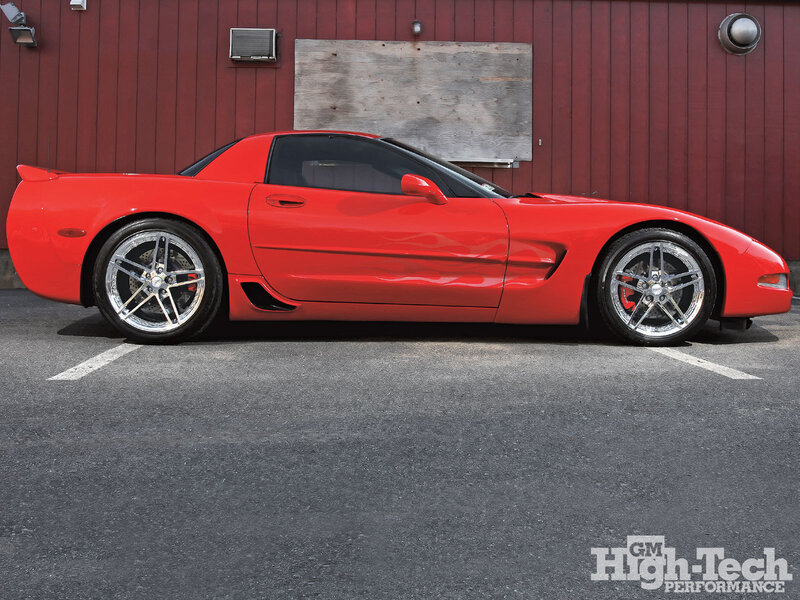 Red Corvette C5 — Neutral, Afternoon
