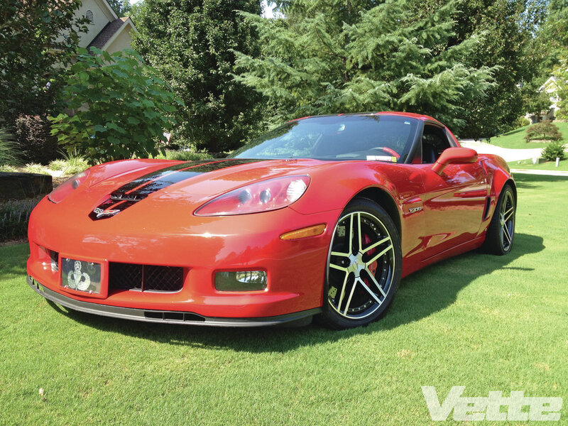 Red Corvette C6 — Calm, Afternoon