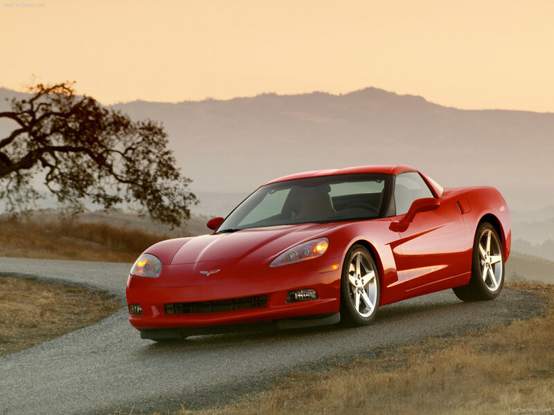 Red Corvette C6