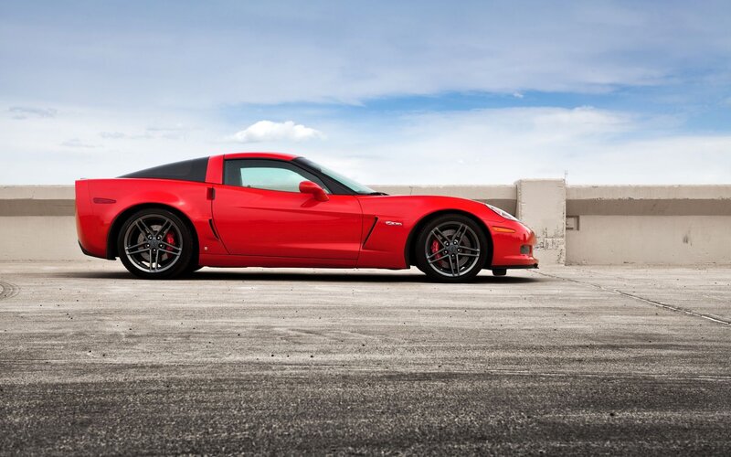Red Corvette C6 Z06