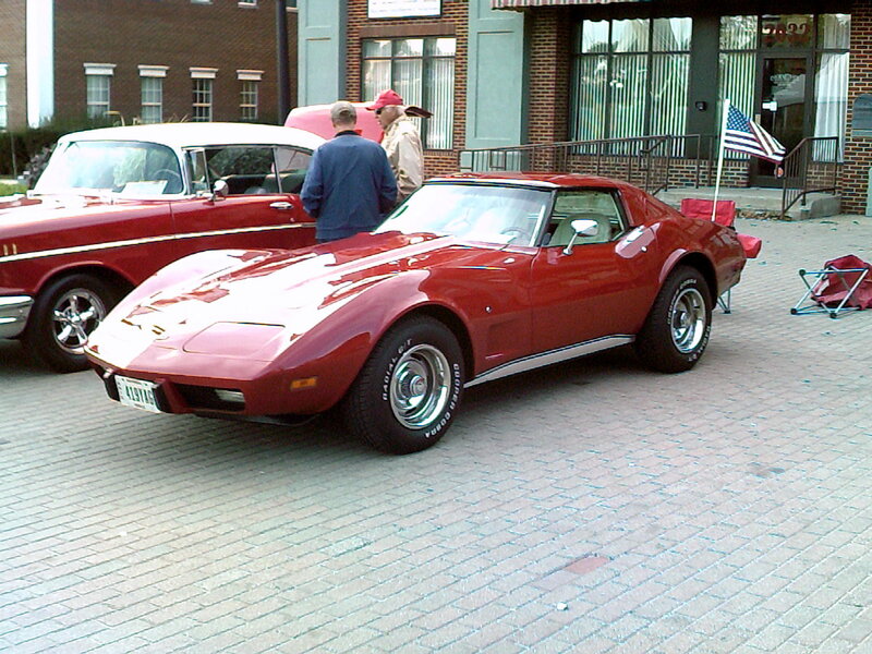Red Corvette Car — Calm