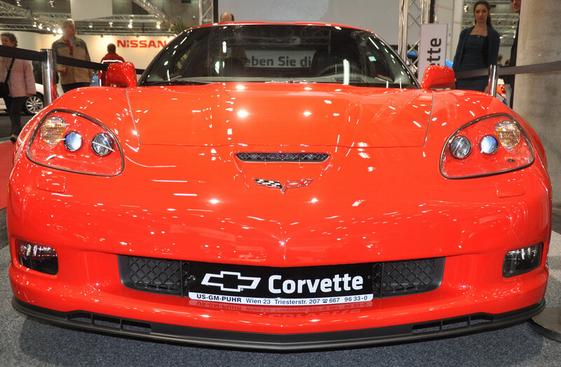 Red Corvette Car — Neutral