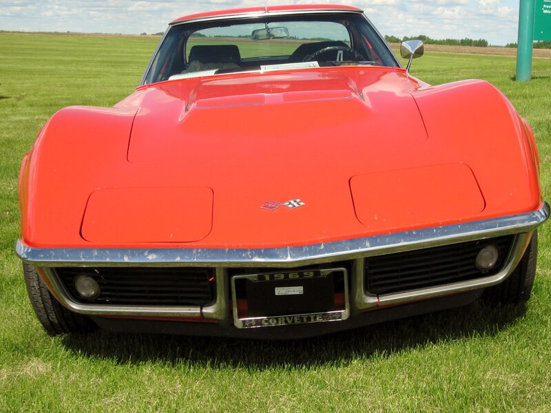 Red Corvette Car — Serene, Afternoon, Photograph