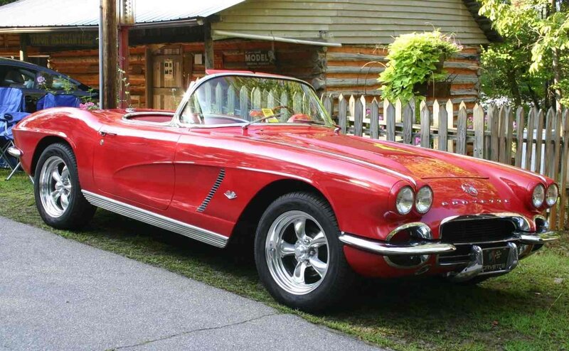 Red Corvette Convertible — Calm
