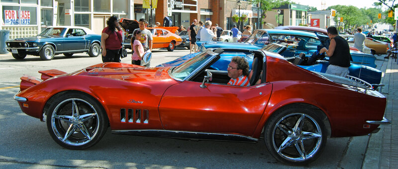 Red Corvette Convertible — Lively