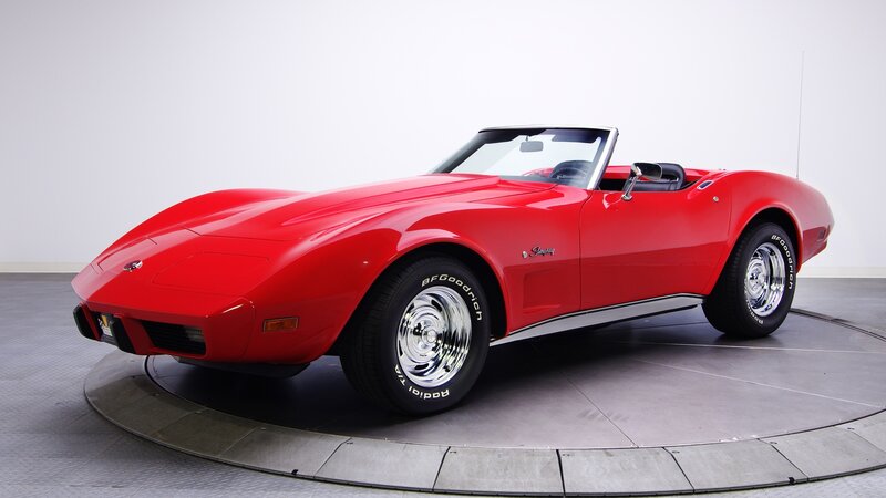 Red Corvette Convertible — Neutral